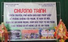 Công an huyện Thiệu Hoá phối hợp với UBND xã tổ chức buổi tuyên truyền phố biến giáo dục pháp luật